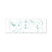 Handtekening van het fruitmodel voor appelen  zelfinktende stempel (Design)