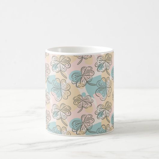 Handtekening van het pasteitje Floral Pattern-sche Koffiemok (Center)