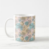Handtekening van het pasteitje Floral Pattern-sche Koffiemok (Links)