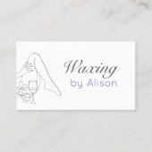 Handtekening van het wasorgaan van het vrouw visitekaartje (Voorkant)