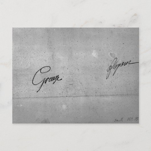 Handtekening van Jean-Baptiste Greuze Briefkaart (Voorkant)