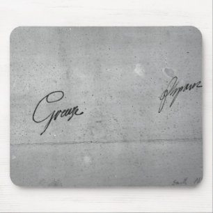 Handtekening van Jean-Baptiste Greuze Muismat