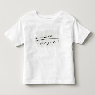Handtekening van koning Edward VII, 29 mei 1906 Kinder Shirts
