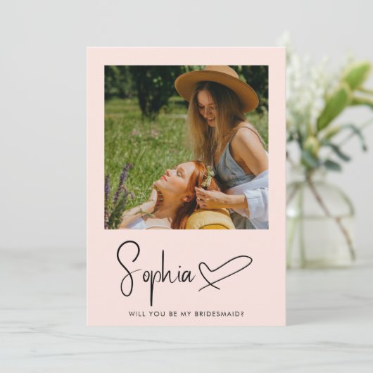 Handtekening van mijn briefvormig script kaart (Staand voorkant)