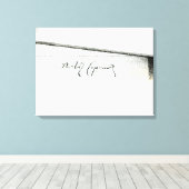 Handtekening van Nicolaus Copernicus Canvas Afdruk (Insitu (Houten vloer))