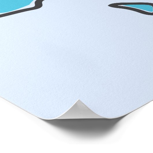 Handtekening van Nieuw-Zeeland Poster (Hoek)