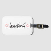 Handtekening van Trump Bagagelabel (Voorkant (horizontaal))