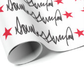 Handtekening van Trump Cadeaupapier (Rol Hoek)