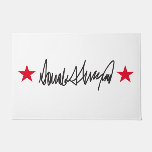 Handtekening van Trump Deurmat (Voorkant)