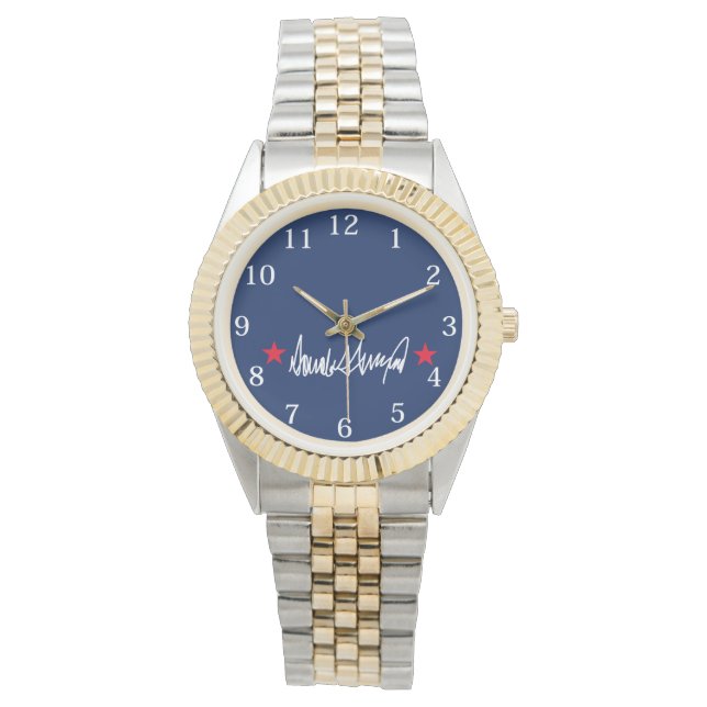 Handtekening van Trump Horloge (Voorkant)