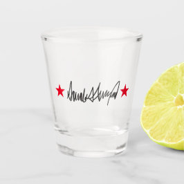 Handtekening van Trump Shot Glas