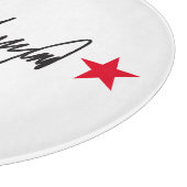 Handtekening van Trump Snijplank (Hoek)