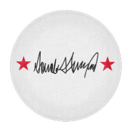 Handtekening van Trump Snijplank