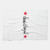 Handtekening van Trump Theedoek (Horizontaal)