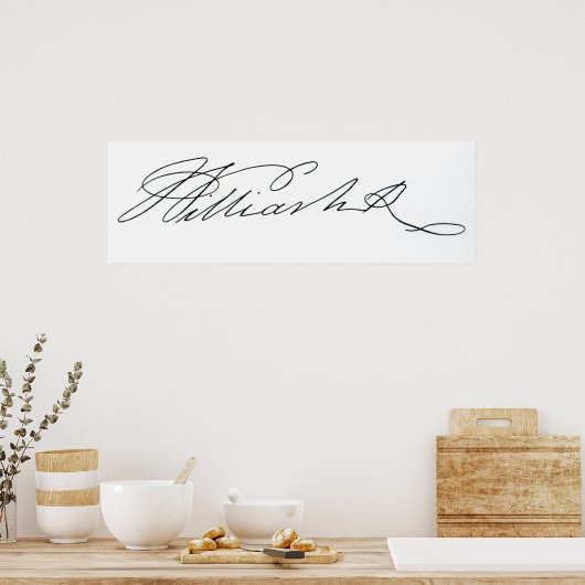 Handtekening van William IV, 1831 Poster (Keuken)