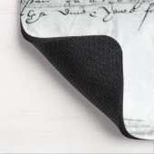 Handtekening van William Shakespeare, 1616 Muismat (Hoek)