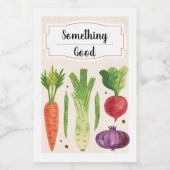 Handtekening Verse groenten III Etiket (Enkel label)