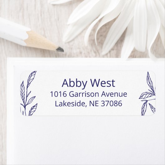 Handtekening Vertakkingen Terug Adres label terugg (Insitu)