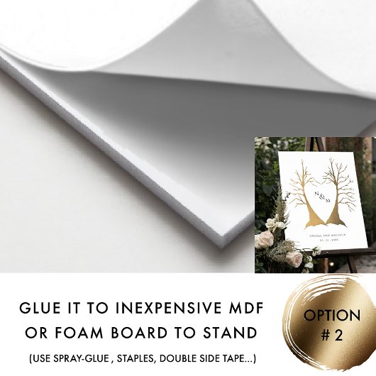 Handtekening/Vingerprint Weduwboek Poster