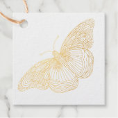 Handtekening vlinder bedankjes labels (Voorkant)