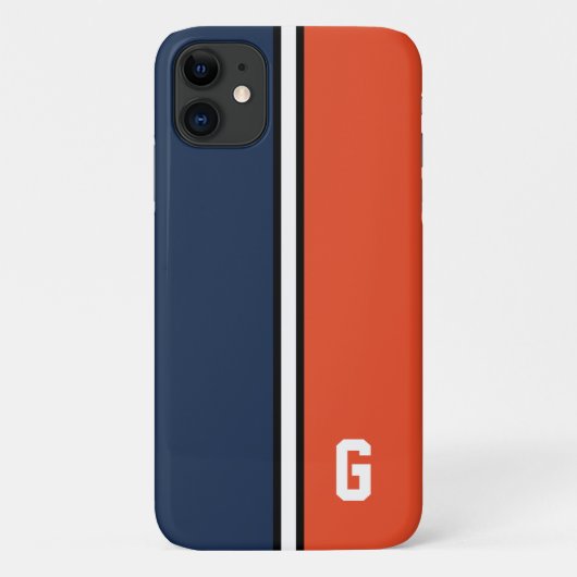 Handtekening voor collegekleuren Case-Mate iPhone case (Achterkant)