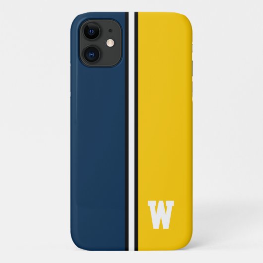 Handtekening voor collegekleuren Case-Mate iPhone case (Achterkant)