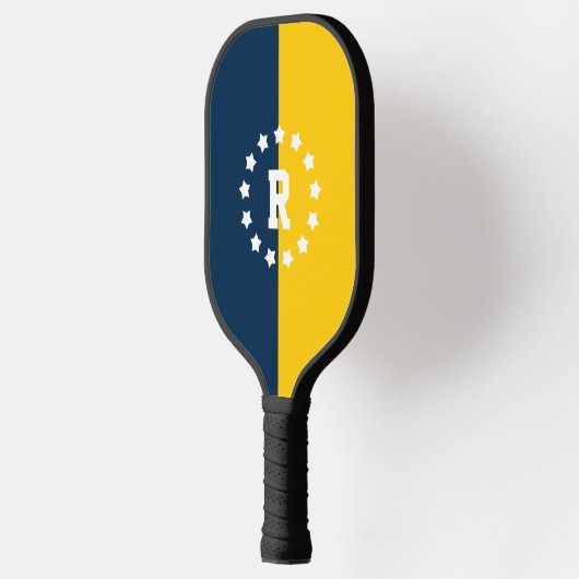 Handtekening voor collegekleuren pickleball paddle (Links)