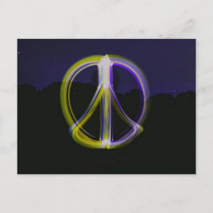 Handtekening voor de vrede in het Night Sky-geberg Briefkaart