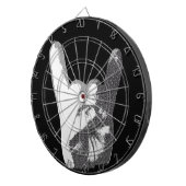 Handtekening voor zware metalen dartbord (Voorkant Rechts)