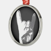 Handtekening voor zware metalen ornament (Links)