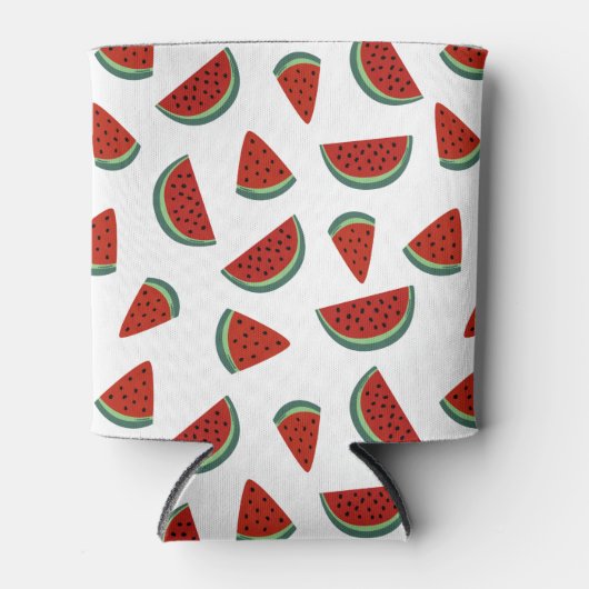 Handtekening watermeloensatroon blikjeskoeler (Voorkant)