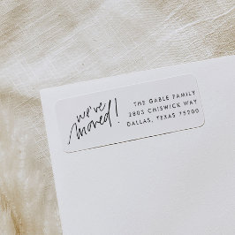 Handtekening We hebben de labels Retouradres verpl