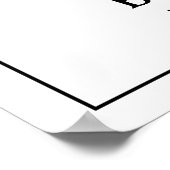 Handtekeningdrankje bord voor trouwfeest bar wijn poster (Hoek)