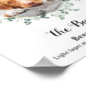 Handtekeningdrankje Hondenbar Aangepaste foto Hond Poster (Hoek)