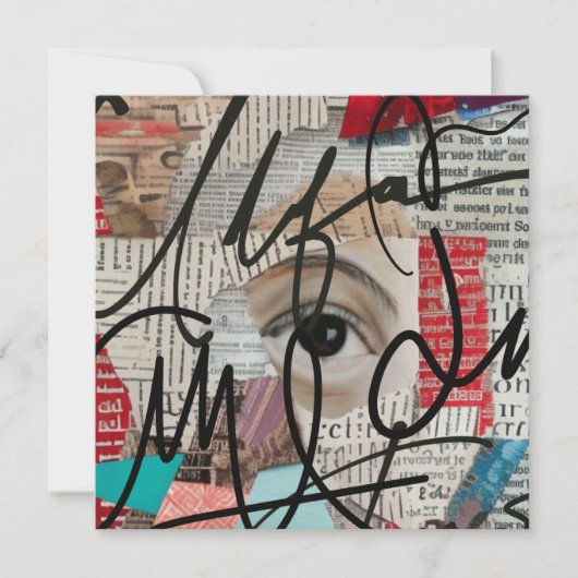 Handtekeningen Feestdagenkaart (Voorkant)