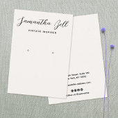  handtekeningen in het voorgeheugen dat juwelen ve visitekaartje