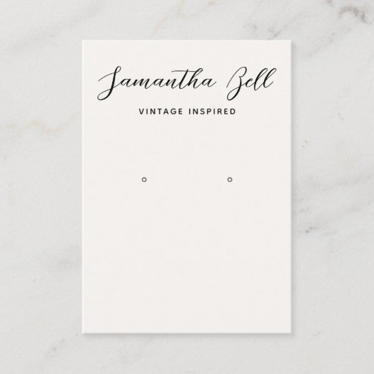  handtekeningen in het voorgeheugen dat juwelen ve visitekaartje (Voorkant)