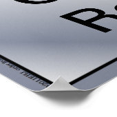 Handtekeningen van de interieurkerk voor algemeen  poster (Hoek)