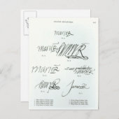 Handtekeningen van Mary Queen of Scots Briefkaart (Voorkant / Achterkant)