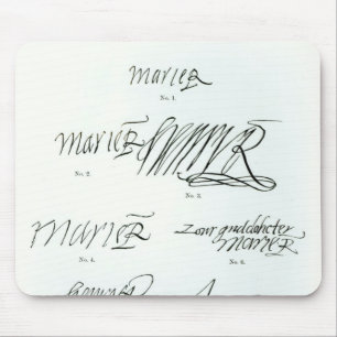 Handtekeningen van Mary Queen of Scots Muismat