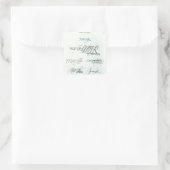 Handtekeningen van Mary Queen of Scots Vierkante Sticker (Tas)