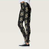Handtekeningen voor gouden en billende dollar op z leggings (Links)