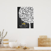 handtekeninggastenboek, geel poster (Keuken)