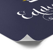 handtekeninggastenboek, geel poster (Hoek)