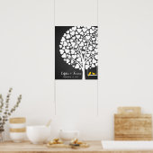 handtekeninggastenboek, geel poster (Keuken)