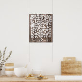 handtekeninggastenboek harten ondertekening hout poster (Keuken)