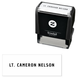 Handtekeningnaam Font Business Signing Stamp Zelfinktende Stempel