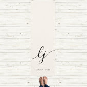 Handtekeningnaam Simple Minimal Calligraphy Script Yogamat