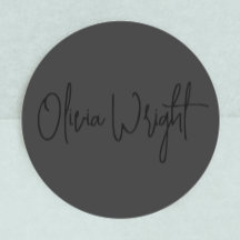 Handtekeningscript, Professioneel Zwart op Zwart