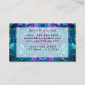 handtekeningsmanuscriptkalligrafie Modern opal sto Visitekaartje (Achterkant)